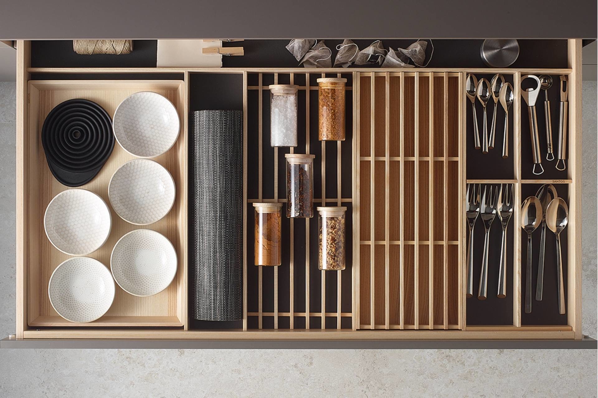 Image of spice rack for Santos drawer
